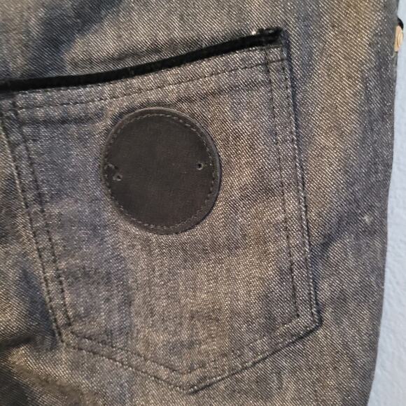 Class Roberto Cavalli Cotton Cashmere Blend Pants Womens 6 Gray Black‎ Trim - Picture 6 of 14